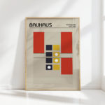 bauhaus style geometric art print for modern decor 4 bauhaus style geometric art print for modern decor 4