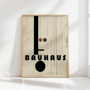 bauhaus style geometric art print for modern decor 6