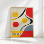 bauhaus style geometric art print for modern decor 8