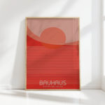 bauhaus style geometric art print for modern decor 9