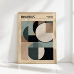 bauhaus style geometric artwork print for wall decor bauhaus style geometric artwork print for wall decor