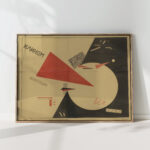 beat the whites with the red wedge 1919 el lissitzky high quality print