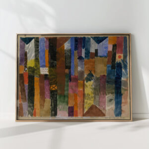 before the town 1915 paul klee high quality print