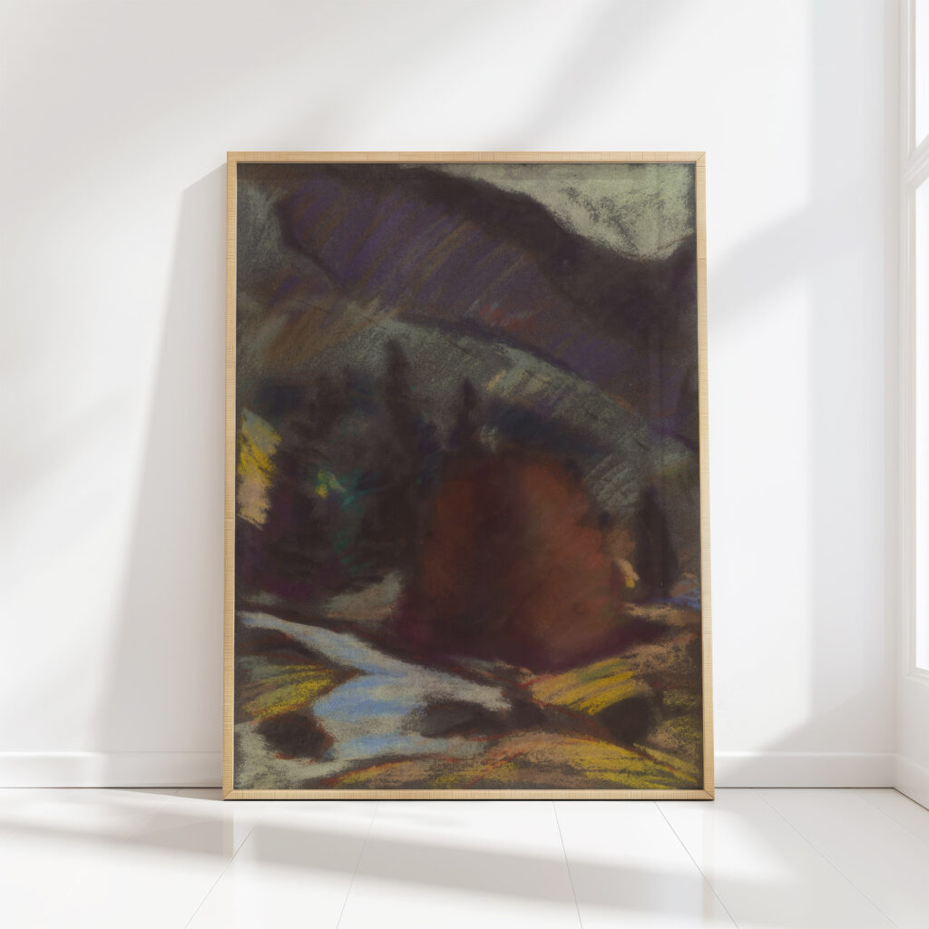 below the mountain 1933 1934 zolo palugyay high quality print