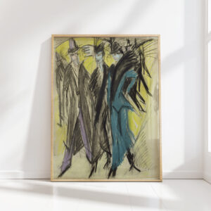 berlin street scene circa 1914 ernst ludwig kirchner high quality print