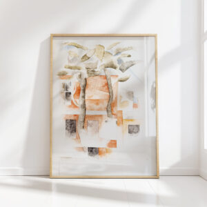 bermuda houses seen through trees 1918 charles demuth high quality print
