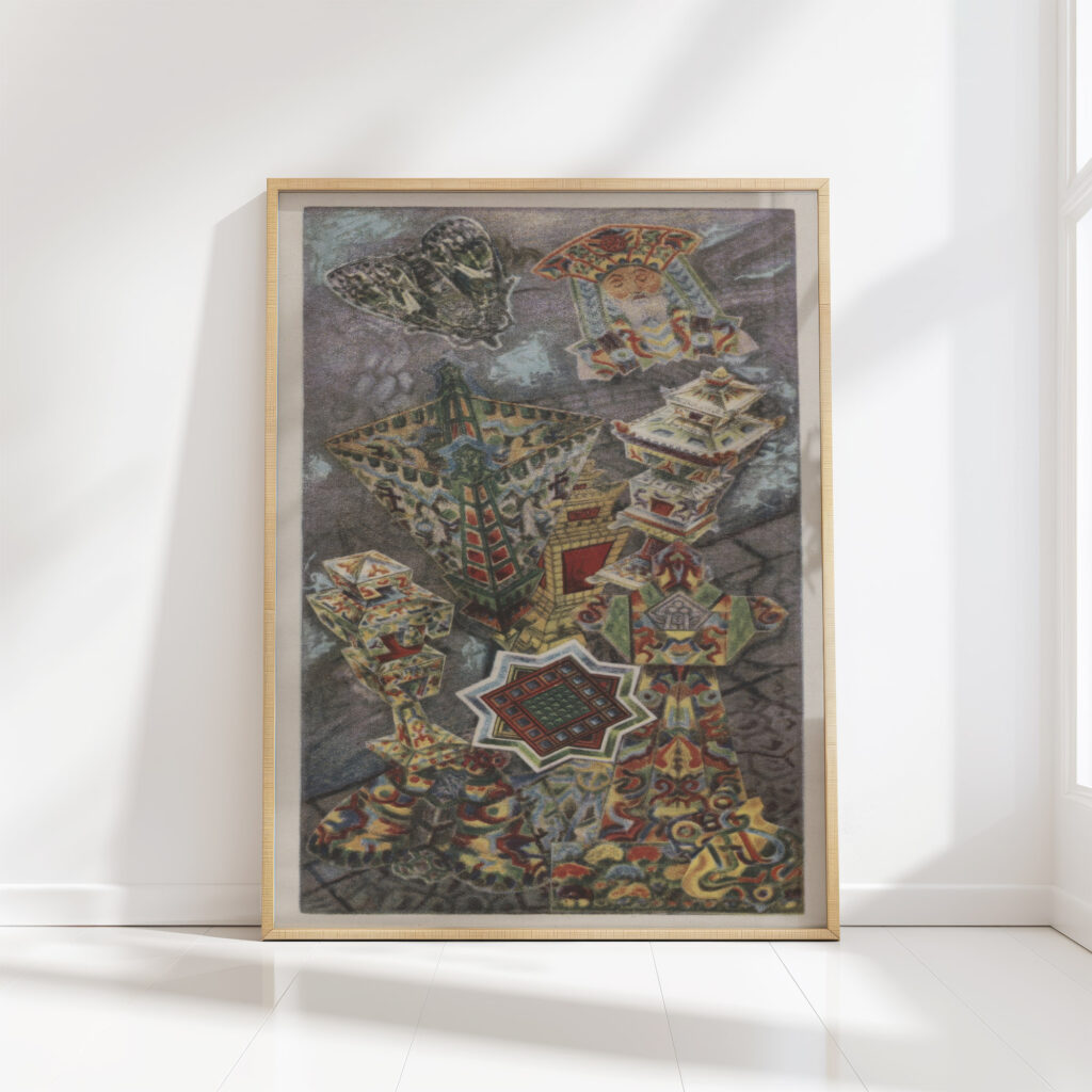 beyond resurrection myriads 1922 hans prinzhorn high quality print