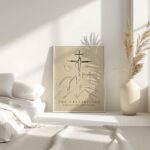 bibleverse crucifixion 3x4 4 mockup