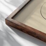 bibleverse seeds 3x4 close up dark wood mockup