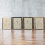 bibleverse thelastsupper 3x4 framed posters mockup
