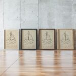 bibleverse waterintowine 3x4 framed posters mockup