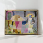 black columns in a landscape 1919 paul klee high quality print