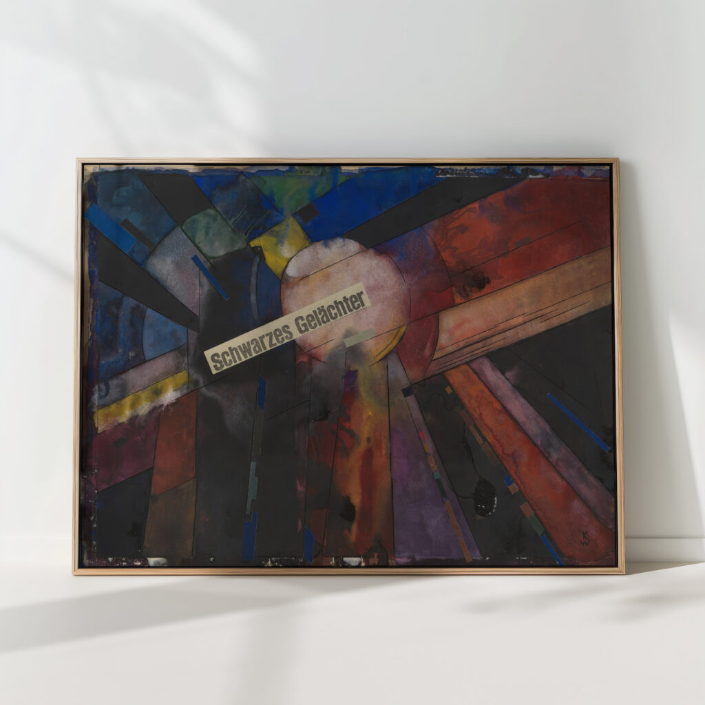 black laughter 1941 karl wiener high quality print