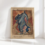 black mother 1917 zygmunt waliszewski high quality print