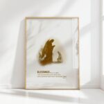 blessings the annunciation minimalist christian print