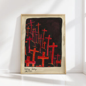 bloody crosses around 1923 karl wiener high quality print