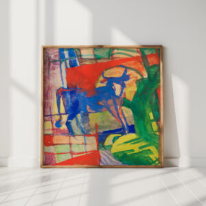 blue cow 1913 1914 franz marc high quality print