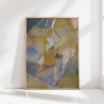 blue cubist composition circa 1912 13 albert gleizes high quality print