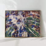 blue magnolia 1929 christian rohlfs high quality print