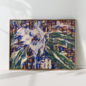 blue magnolia 1929 christian rohlfs high quality print