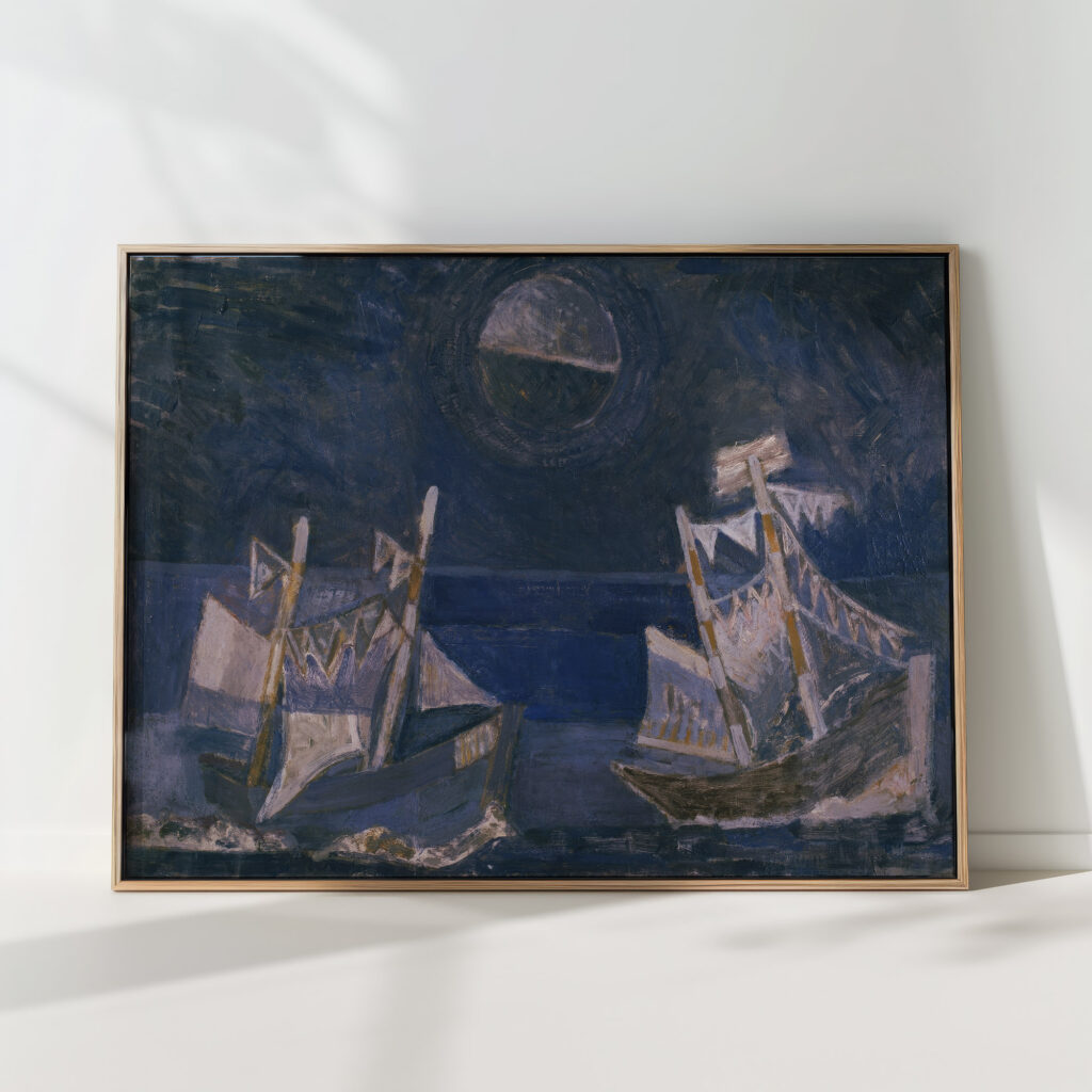 blue marine arie van de giessen high quality print