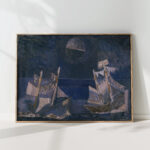 blue marine arie van de giessen high quality print