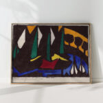 boat and trees 1914 jacoba van heemskerck high quality print