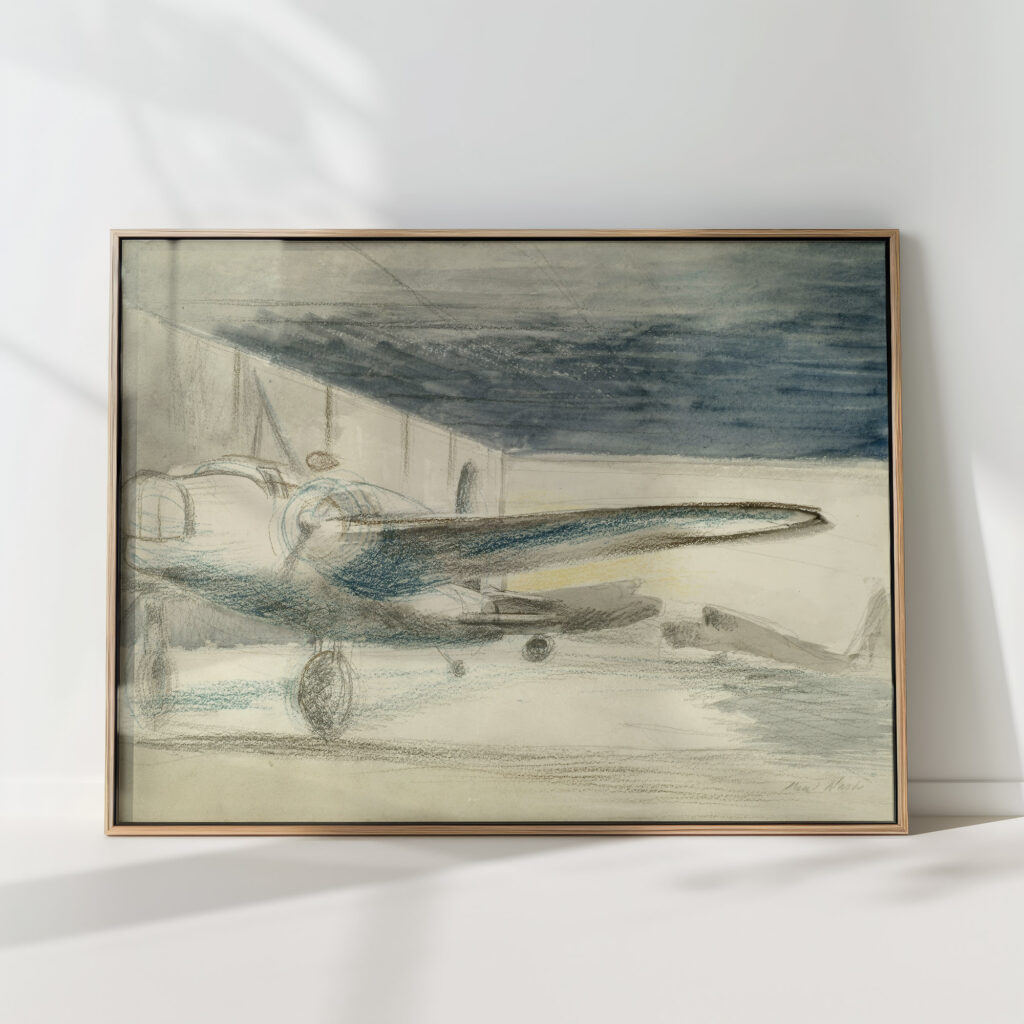 bomber lair 1940 paul nash high quality print