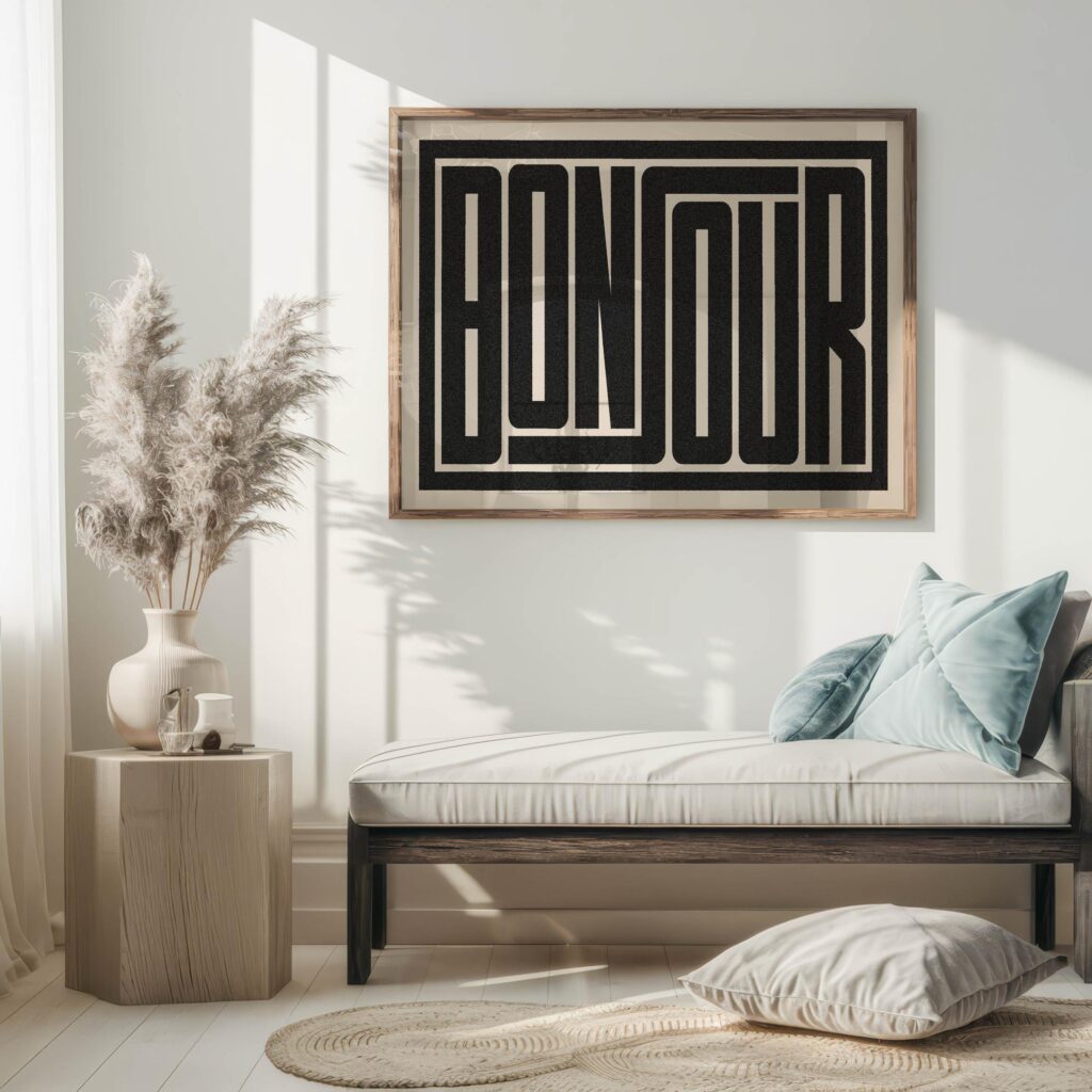 bonjour 3x4 5 mockup