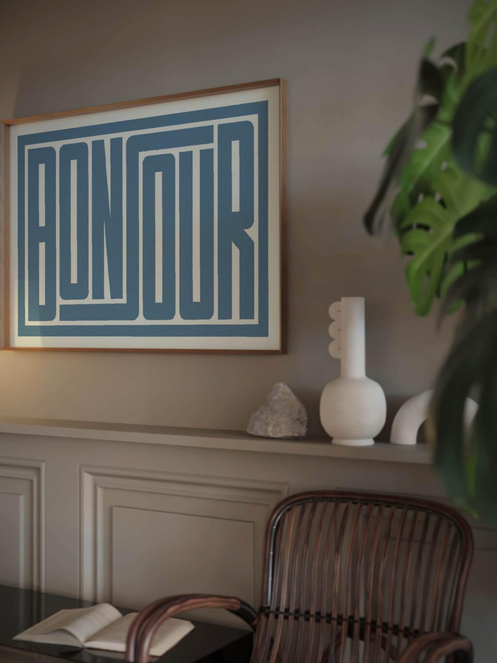 bonjour blue 3x4 video mockup