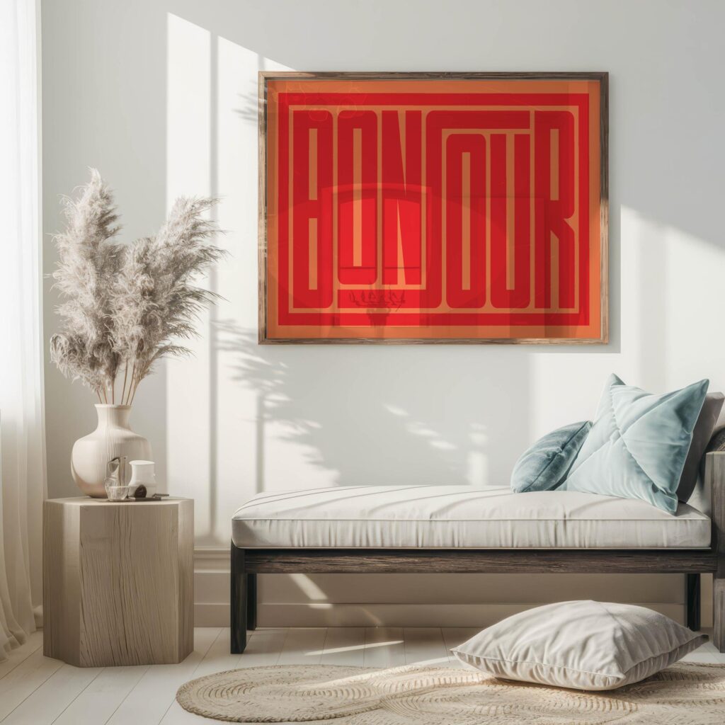 bonjour orange 3x4 5 mockup