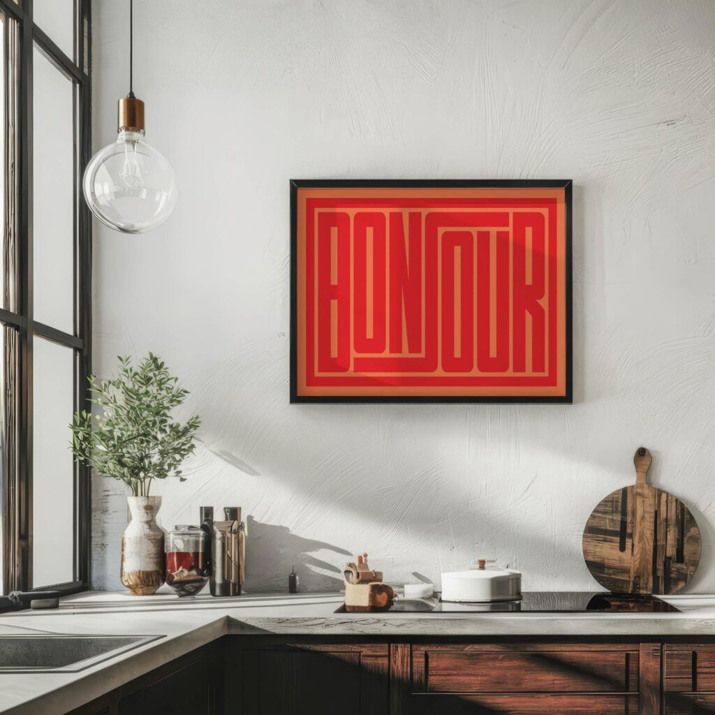 bonjour orange 3x4 6 mockup
