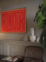 bonjour orange 3x4 video mockup