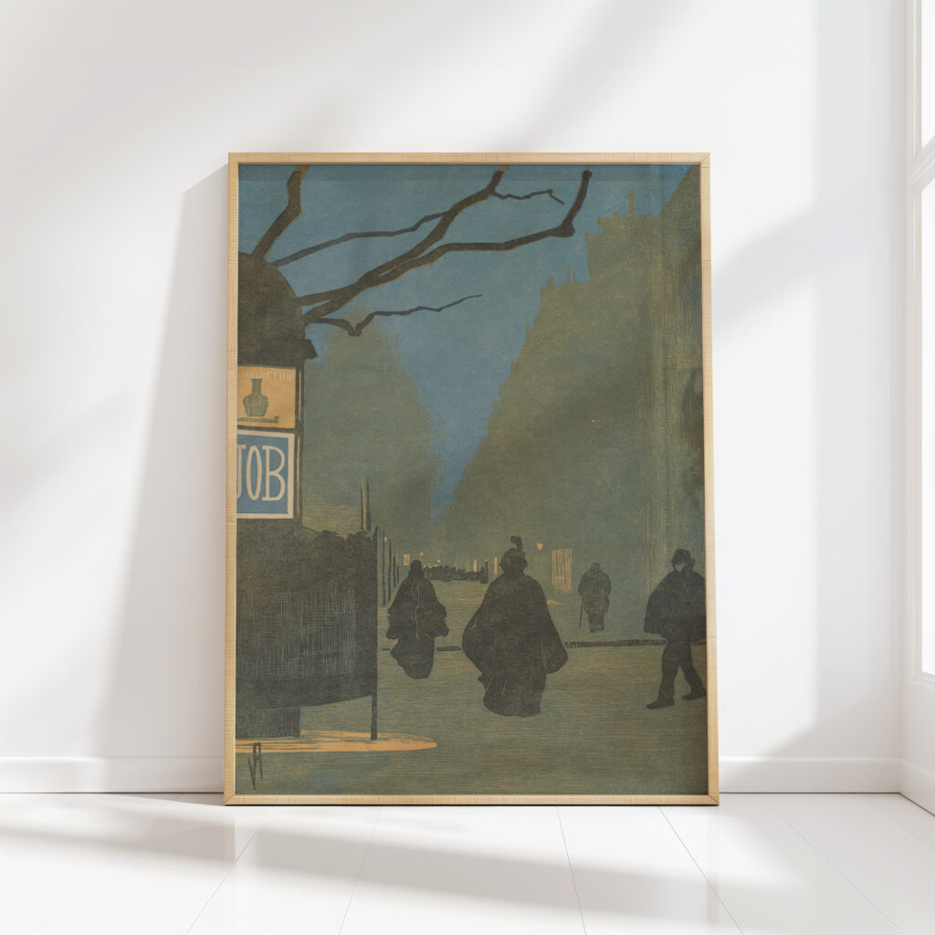 boulevard malesherbes evening 1898 1899 amedee joyau high quality print