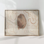 bowl surrounded by curling lines 1892 julie de graag high quality print