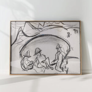 boys by the lake 1919 ernst ludwig kirchner high quality print