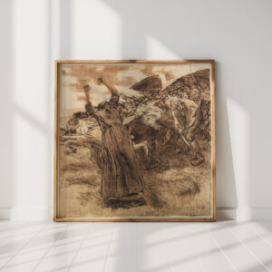 breakaway 1903 kathe kollwitz high quality print