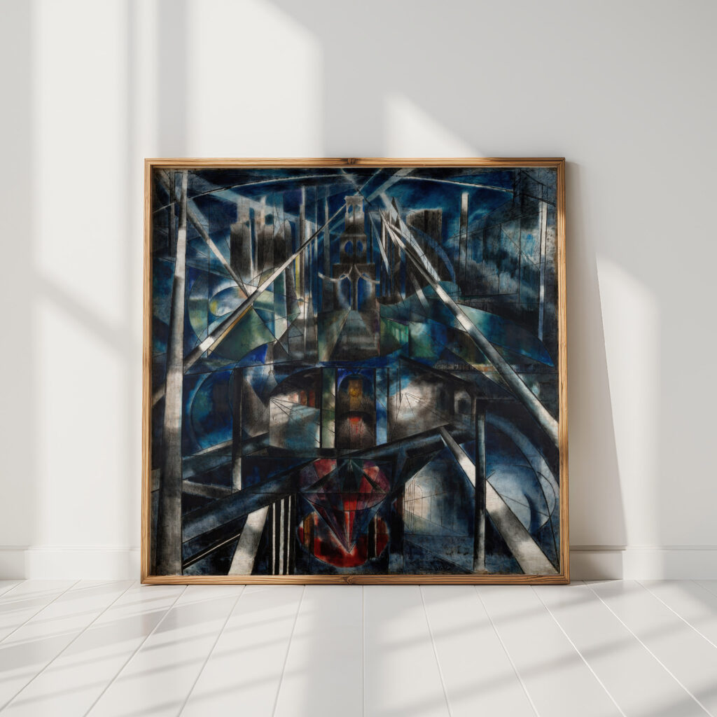 brooklyn bridge 1919 20 joseph stella high quality print
