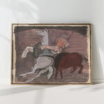 bull fight 1937 cyprian majernik high quality print