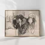 by the deathbed fever 1896 edvard munch high quality print