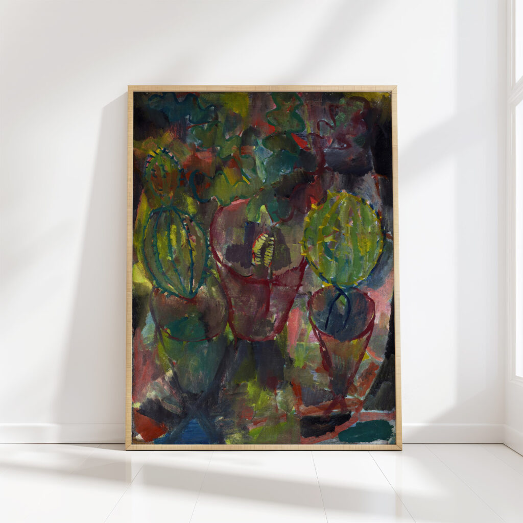cacti 1912 paul klee high quality print