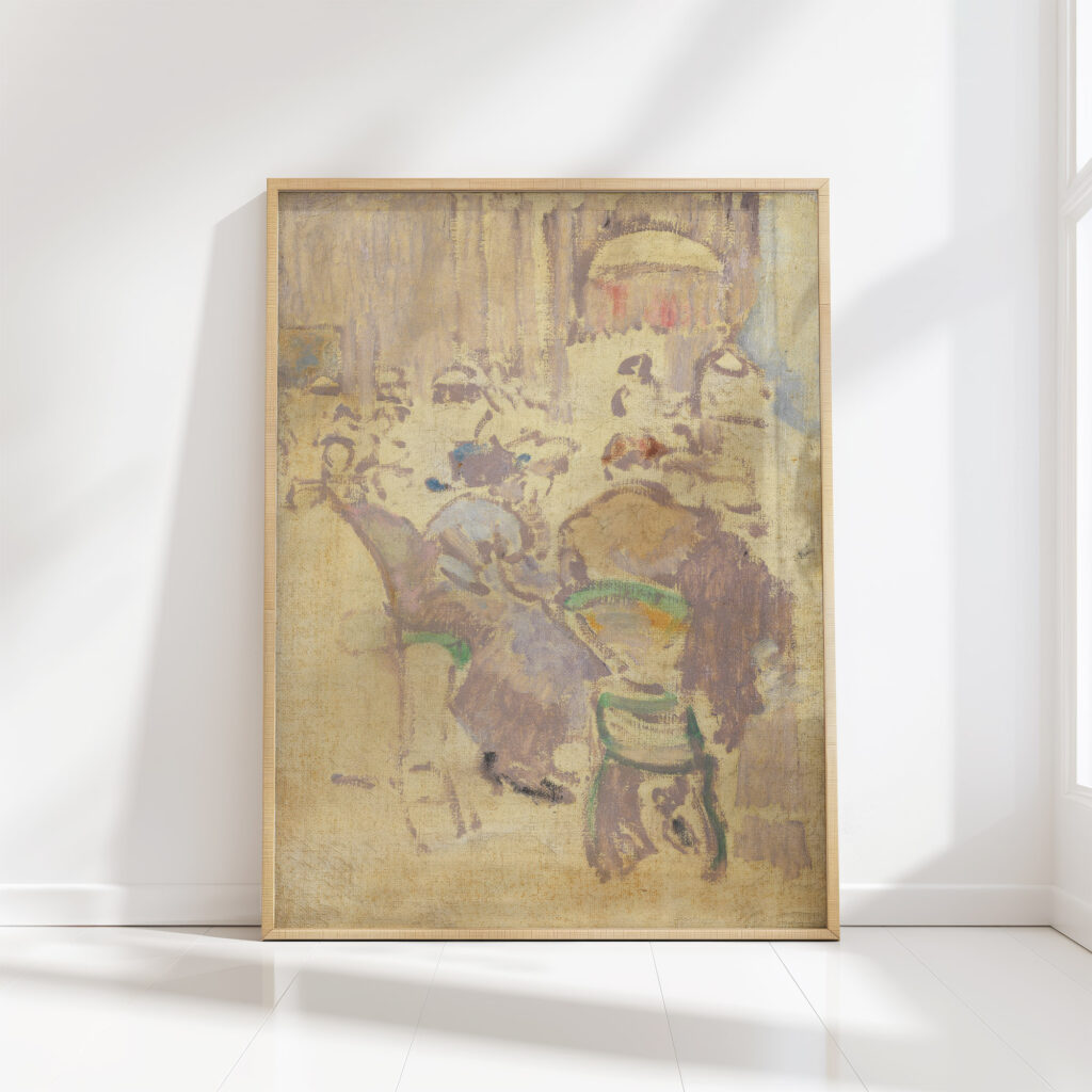 cafe interior baccarat dieppe walter richard sickert high quality print