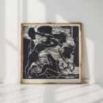 cain and abel brudermord 1919 lovis corinth high quality print