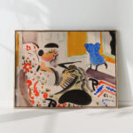 calligraphic interior ca 1915 henry lyman sayen high quality print