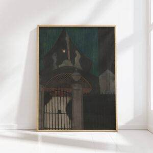 calvary and purgatory in ostend 1908 leon spilliaert high quality print