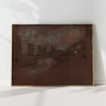 campo sta marta winter evening 1879 1880 james abbott mcneill whistler high quality print