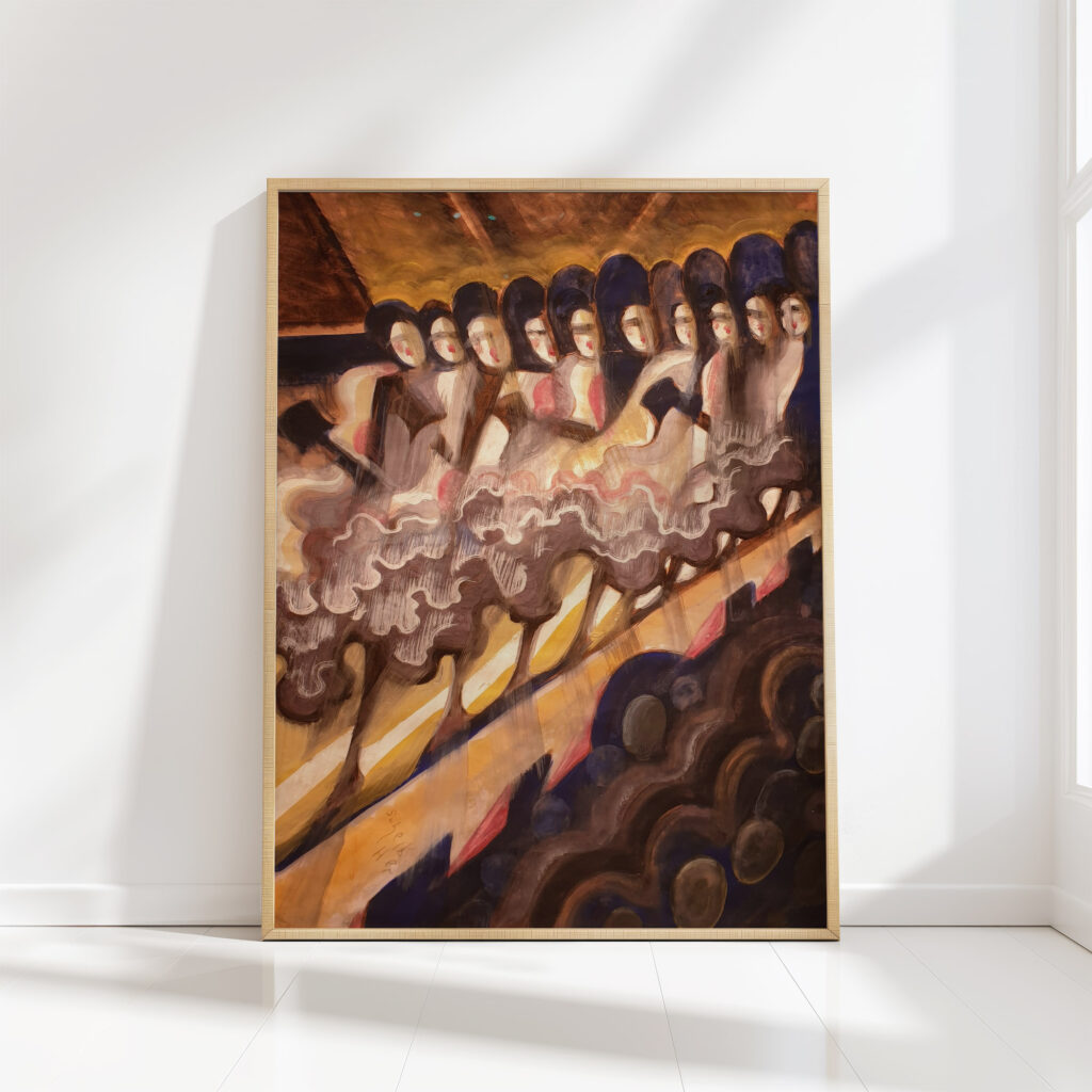 cancan hugo scheiber high quality print