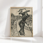 caricature of a lady 1908 1912 konstantin kovari kacmarik high quality print