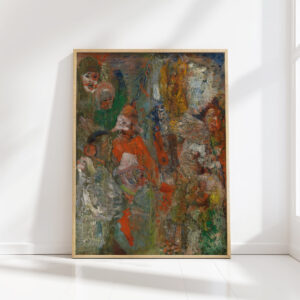 carnival scene 1890 james ensor high quality print