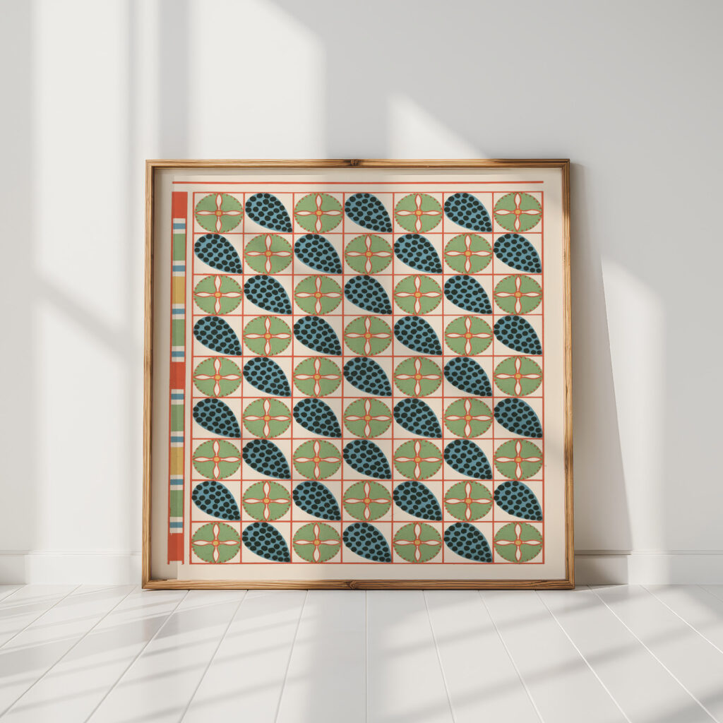 ceiling of the tomb of amenemant no 58 1911 gustave jequier high quality print